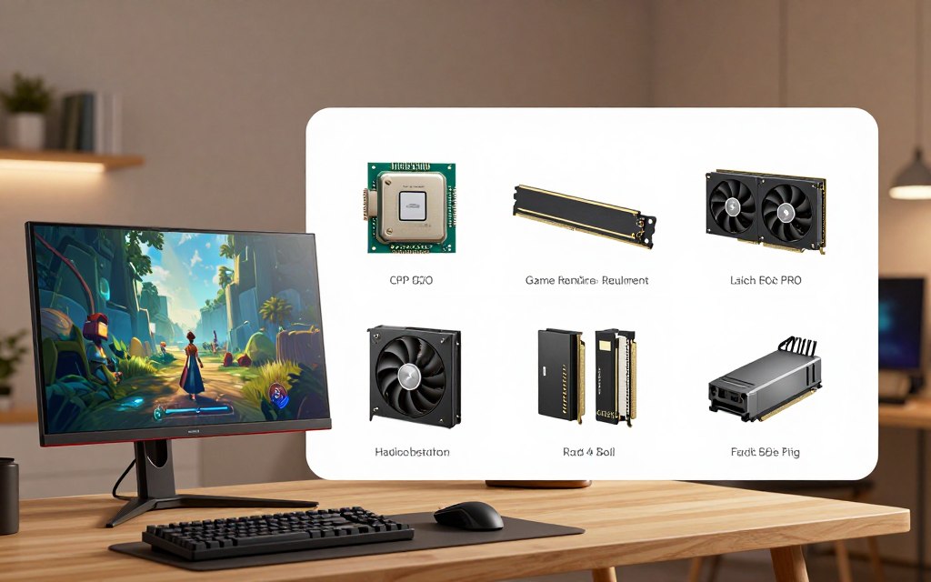 Game requirements compared with computer CPU RAM GPU and storage Game requirements compared with computer CPU RAM GPU and storage