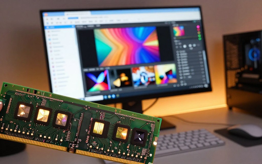 Open browser tabs and an image editor using computer RAM Open browser tabs and an image editor using computer RAM